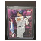 2020 Topps Aaron judge pink refractor consignor