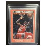 1991 sports card news hand cut Michael Jordan