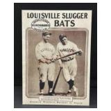 Louisville slugger advertising card