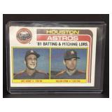 1982 Topps art howe and Nolan Ryan