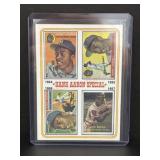 Vintage 1984 Topps Hank Aaron special consignor