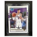 2020 panini tyrese haliburton rated rookie