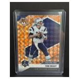 2021 panini tom Brady orange mosaic prizm