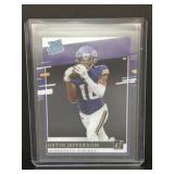 2020 Justin Jefferson clear rated rookie
