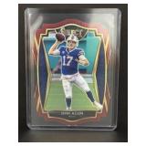 2020 panini select Josh Allen maroon die cut