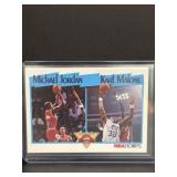 1991 nba hoops Michael Jordan and Karl Malone