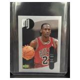 1998 upper deck Michael Jordan sticker card