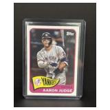 2021 Topps Aaron judge consignor rated mint