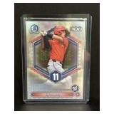 2026 bowman chrome eli willits #11 top prospect