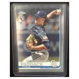 2019 Topps Chrome Chris Padduck rookie card