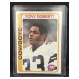 1978 Topps vintage Tony Dorsett rookie card