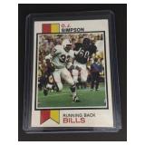 1973 Topps vintage OJ Simpson