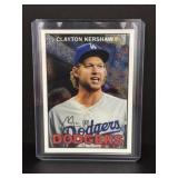 2016 Topps heritage Clayton Kershaw auto 440/999