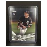 2017 Topps Chrome Yoan Moncada rookie card