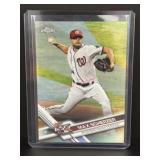 2017 Topps Chrome Max Scherzer 101/250