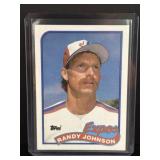 1989 Topps Randy Johnson rookie