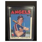 1986 Topps Wally Joyner rookie