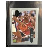 1998 upper deck michael jordan sticker card