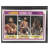 1981 Topps Kareem Abdul Jabbar. Nixon