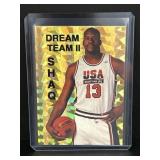 1995 shaq gold promo consignor rated mint