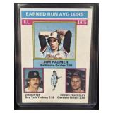 1976 Topps vintage Jim Palmer. Catfish hunter.