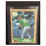 1987 topps markMcGwire rookie