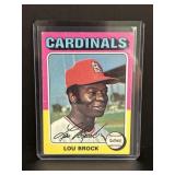 1975 topps lou brock vintage