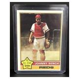 1976 topps all star johnny bench