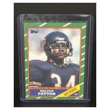 1986 Topps Walter Payton consignor rated mint