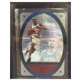 1996 upper deck grant hill SPX die cut hologram