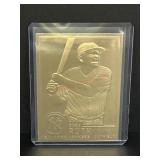 1998 gold plated danbury mint babe ruth