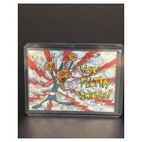 Vintage 1993 Topps ren and stimpy prizm