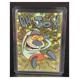 Vintage 1993 Topps ren and stimpy prizm