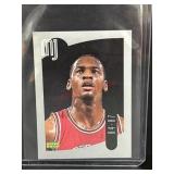 1998 upper deck michael jordan sticker card