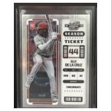 2023 panini Elly de la Cruz season ticket rookie
