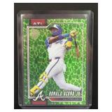 2026 Topps Ronald Acuna jr sp green rainbow foil