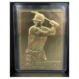 1999 danbury mint gold plated ken griffey jr