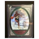 1996 upper deck gary payton spx die cut hologram