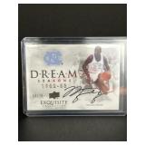 Michael Jordan reprint with facsimile auto