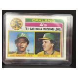1982 Topps Rickey Henderson and Steve McCatty