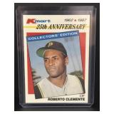 1987 Topps Kmart Roberto Clemente consigner rated