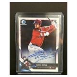 Shohei ohtani reprint bowman rookie with