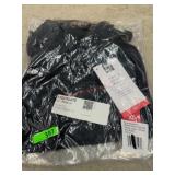 Black Stretch Pique Polo Shirt, XS