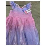 Child's Glittery Purple and Pink Dress, Size 5