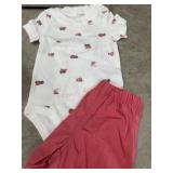 Infant Bodysuit with Shorts Set
