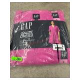 Pink Gauze Dress, Size Small