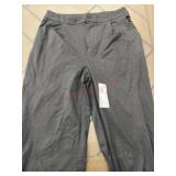 Women's Gray Wide-Leg Trousers, Size S