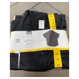 Black Tencel Camp Shirt, Size M