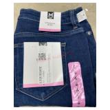 Women's Straight Leg Denim Jeans, Size 6