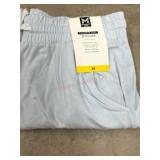 Light Blue Soft Knit Jogger Pants, Size M